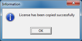 License Copied